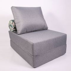 Кресло-кровать-пуф бескаркасное Прайм (Серый) в Нытве - nytva.mebel24.online | фото 1