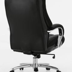 Кресло офисное BRABIX PREMIUM "Bomer HD-007" (рециклированная кожа, хром, черное) 531939 в Нытве - nytva.mebel24.online | фото 4