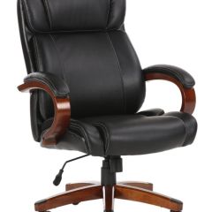 Кресло офисное BRABIX PREMIUM "Magnum EX-701" (дерево, рециклированная кожа, черное) 531827 в Нытве - nytva.mebel24.online | фото