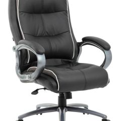 Кресло офисное BRABIX PREMIUM "Strong HD-009" (экокожа черная, ткань серая) 531945 в Нытве - nytva.mebel24.online | фото