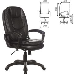 Кресло офисное BRABIX PREMIUM "Trend EX-568" (экокожа, черное) 532100 в Нытве - nytva.mebel24.online | фото 2