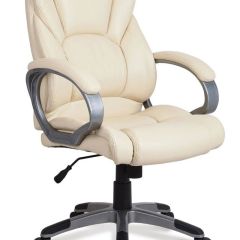 Кресло офисное BRABIX "Eldorado EX-504", экокожа, бежевое, 531167 в Нытве - nytva.mebel24.online | фото