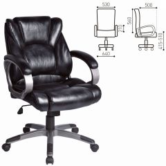 Кресло офисное BRABIX "Eldorado EX-504", экокожа, черное, 530874 в Нытве - nytva.mebel24.online | фото 3
