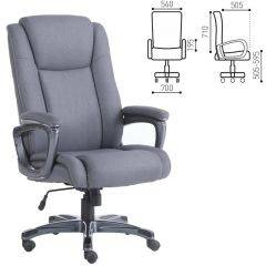 Кресло офисное BRABIX "Solid HD-005" (ткань/серое) 531823 в Нытве - nytva.mebel24.online | фото