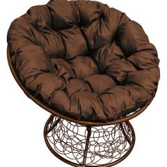 Кресло "ПАПАСАН" ротанг (каркас коричневый) в Нытве - nytva.mebel24.online | фото