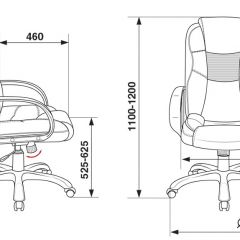 Кресло руководителя Бюрократ CH-839/BLACK черный Пегас в Нытве - nytva.mebel24.online | фото 4