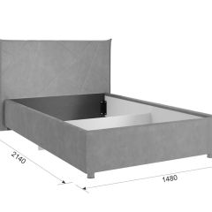 КВЕСТ Каркас кровати 1200 в Нытве - nytva.mebel24.online | фото 3