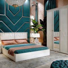ПРЕСТИЖ-2 Кровать 1,6 м с ПМ (Сандал светлый) в Нытве - nytva.mebel24.online | фото 2