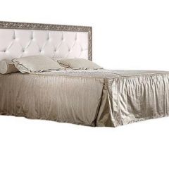 Кровать 2-х спальная (1,4 м) Тиффани штрих-лак/серебро с подъемным механизмом (ТФКР140-1[3]) в Нытве - nytva.mebel24.online | фото