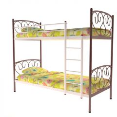 Кровать 2-х ярусная Злата 800*2000 (МилСон) в Нытве - nytva.mebel24.online | фото 3