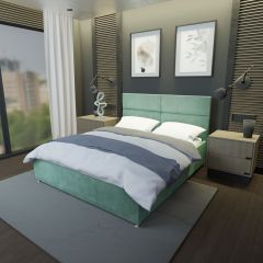Кровать Аврора Решетка+ПМ (1600) *БЕЗ ДНА в Нытве - nytva.mebel24.online | фото