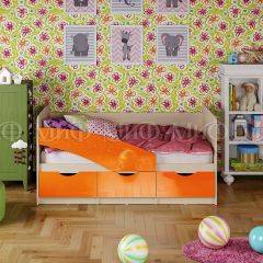 Кровать Бабочки (Оранжевый металлик) 1800 в Нытве - nytva.mebel24.online | фото