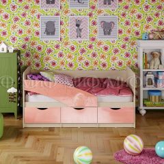 Кровать Бабочки (Розовый металлик) 1800 в Нытве - nytva.mebel24.online | фото