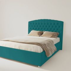 Кровать Берлин с ПМ 900 (велюр бирюзовый) в Нытве - nytva.mebel24.online | фото 2