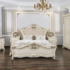 Кровать 1800 Джоконда (крем) в Нытве - nytva.mebel24.online | фото 6