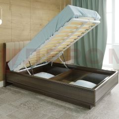 Кровать КР-1011 с мягким изголовьем в Нытве - nytva.mebel24.online | фото 5