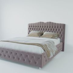 Кровать Нягань с ПМ 1200 (велюр темно-серый) в Нытве - nytva.mebel24.online | фото