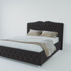 Кровать Нягань с ПМ 1400(экокожа кольт ч) в Нытве - nytva.mebel24.online | фото 2