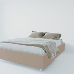 Кровать Подиум с ПМ 1200 (велюр серый) в Нытве - nytva.mebel24.online | фото