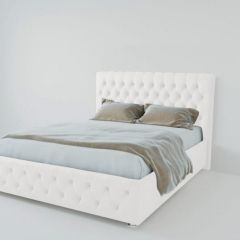 Кровать Версаль 2000 без основания (экокожа белый) в Нытве - nytva.mebel24.online | фото
