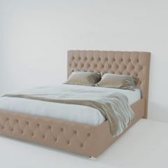 Кровать Версаль 1800 без основания (велюр серый) в Нытве - nytva.mebel24.online | фото
