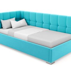 Кровать угловая Мия интерьерная +основание (90х200) в Нытве - nytva.mebel24.online | фото 7