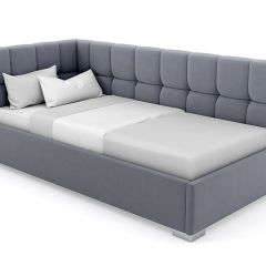 Кровать угловая Мия интерьерная +основание (90х200) в Нытве - nytva.mebel24.online | фото 8
