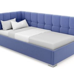 Кровать угловая Мия интерьерная +основание (90х200) в Нытве - nytva.mebel24.online | фото 9