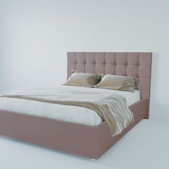 Кровать Венеция с ПМ 800 (велюр темно-серый) в Нытве - nytva.mebel24.online | фото 2