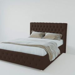 Кровать Версаль с ПМ 900 (экокожа коричневая) в Нытве - nytva.mebel24.online | фото