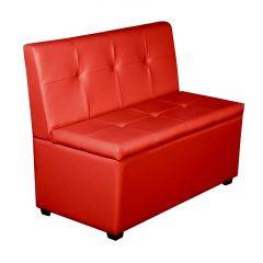 Кухонный диван Уют-1 (1000) Красный в Нытве - nytva.mebel24.online | фото