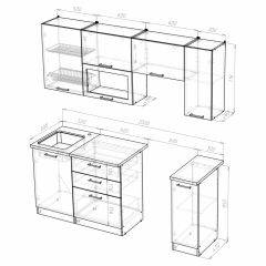 Кухонный гарнитур Инна ультра 2000 в Нытве - nytva.mebel24.online | фото 4