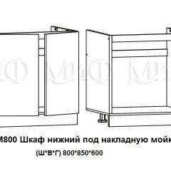 ЛИЗА-2 Кухонный гарнитур 1,6 Белый глянец холодный в Нытве - nytva.mebel24.online | фото 6