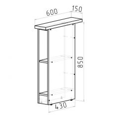 Кухонный гарнитур Ноктюрн стандарт 1600 мм в Нытве - nytva.mebel24.online | фото 13