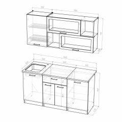 Кухонный гарнитур Полина стандарт 1600 в Нытве - nytva.mebel24.online | фото 7