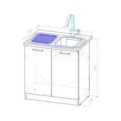 Кухонный гарнитур Янтарь 3000 мм в Нытве - nytva.mebel24.online | фото 16