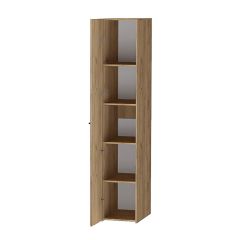Квадро П-1 Пенал 1дв (ЛДСП дуб крафт золотой) в Нытве - nytva.mebel24.online | фото 2