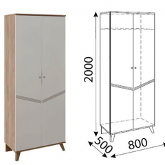 Лимба (гостиная) М01 Шкаф (2 двери) в Нытве - nytva.mebel24.online | фото
