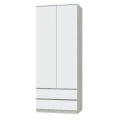 ЛОРИ Спальный гарнитур модульный (дуб серый/белый) в Нытве - nytva.mebel24.online | фото 6