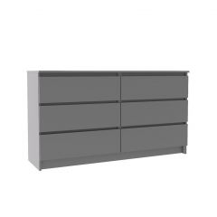 МОРИ МК 1380.6 Комод (графит) в Нытве - nytva.mebel24.online | фото 2