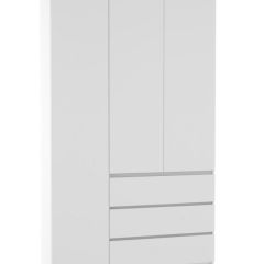 МОРИ МШ 1200.1 Шкаф (белый) в Нытве - nytva.mebel24.online | фото 2