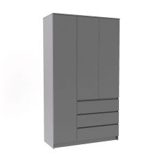 МОРИ МШ 1200.1 Шкаф (графит) в Нытве - nytva.mebel24.online | фото 2