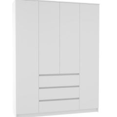 МОРИ МШ 1600.1 Шкаф (белый) в Нытве - nytva.mebel24.online | фото 2