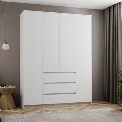 МОРИ МШ 1600.1 Шкаф (белый) в Нытве - nytva.mebel24.online | фото