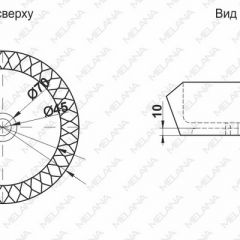 Накладная раковина melana mln-78452 (черная) в Нытве - nytva.mebel24.online | фото 2