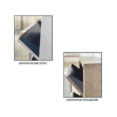 Обувница Комфорт Ф 003 Фасад 3D Бамбук (3 секции) в Нытве - nytva.mebel24.online | фото 5