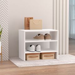 Обувница открытая 550 (ЛДСП белый) в Нытве - nytva.mebel24.online | фото