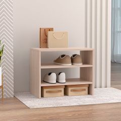 Обувница открытая 550 (ЛДСП Ясень светлый) в Нытве - nytva.mebel24.online | фото