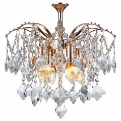 Подвесная люстра Natali Kovaltseva Morgana MORGANA 81426/4C GOLD в Нытве - nytva.mebel24.online | фото