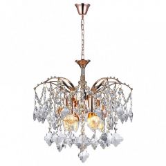 Подвесная люстра Natali Kovaltseva Morgana MORGANA 81426/4C GOLD в Нытве - nytva.mebel24.online | фото 2